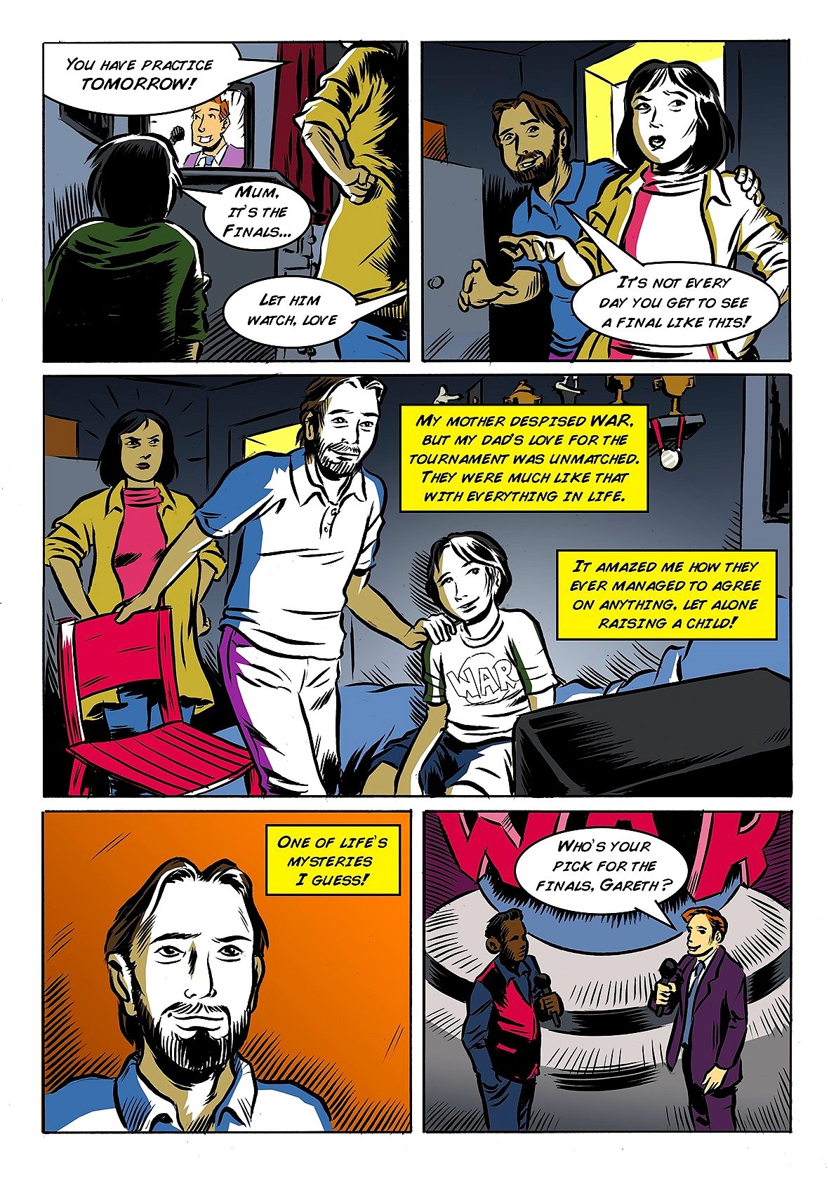 WAR: The Journey of Martial, comic page 3